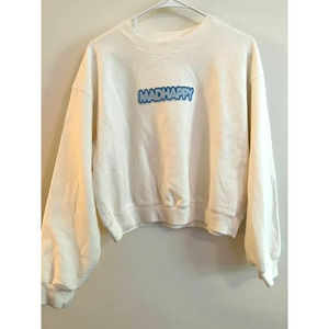 NWOT Madhappy Bubblegum Cropped Crewneck Sweatshirt